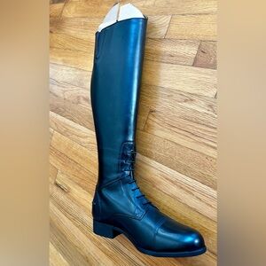 Ariat Women’s Heritage Contour ll Field Zip Black Leather Boots